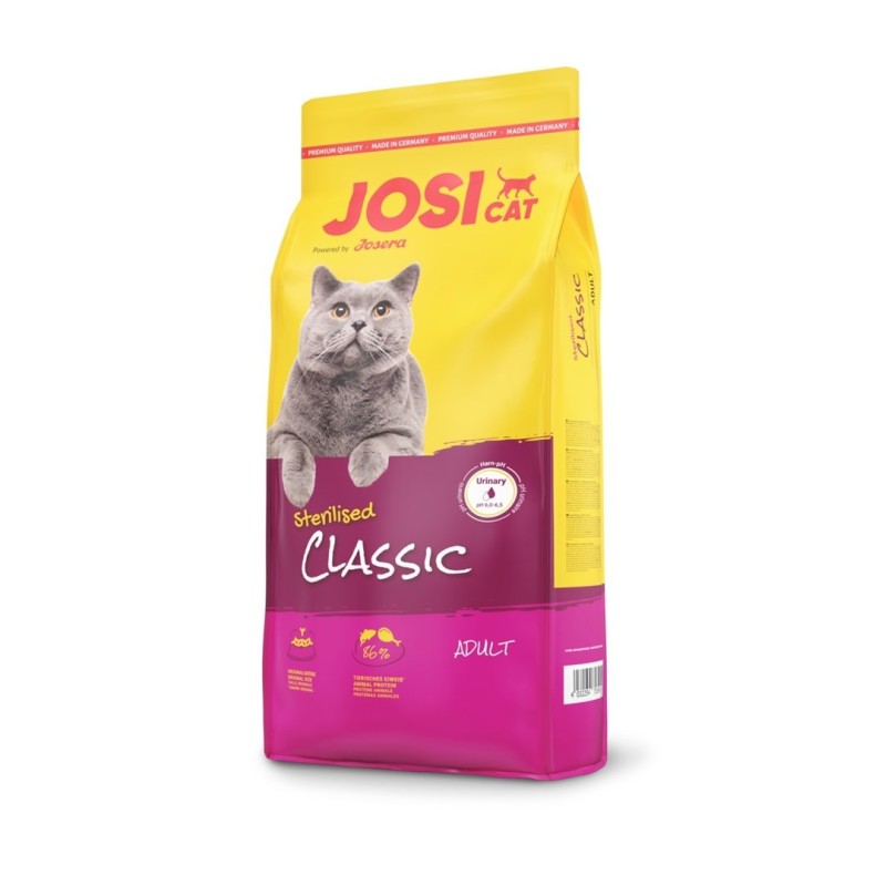 JOSERA JosiCat Classic Sterilised - karma dla kotów sterylizowanych - 18kg