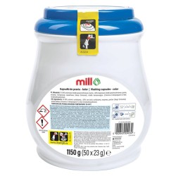 MILL PROFFESIONAL Duo Caps kapsułki do prania kolorowych ubrań Color 50 szt. (opak.zb 4 szt.)