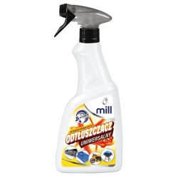 MILL CLEAN odtłuszczacz Uniwersalny Odplamiacz na tłuste plamy. Produkt do odzieży, tworzyw sztucznych. 555 ml.