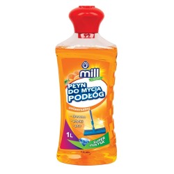 MILL CLEAN Płyn do mycia podłóg o zapachu Pomarańczy 1l (opak.zb 9 szt.)