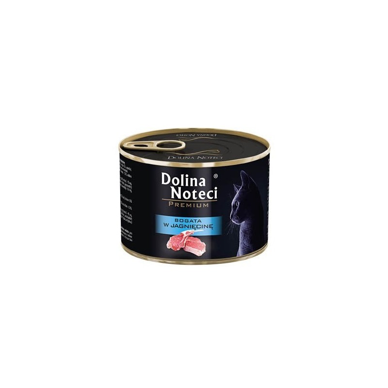 DOLINA NOTECI Premium bogata w jagnięcinę - mokra karma dla kota - 185g DOLINA NOTECI Premium bogata w jagnięcinę - mokra karma dla kota - 185g