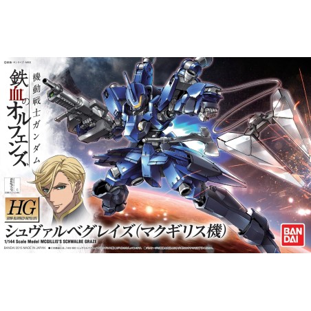 Figurka kolekcjonerska BANDAI HG 1/144 MCGILLIS`S SCHWALBE GRAZE