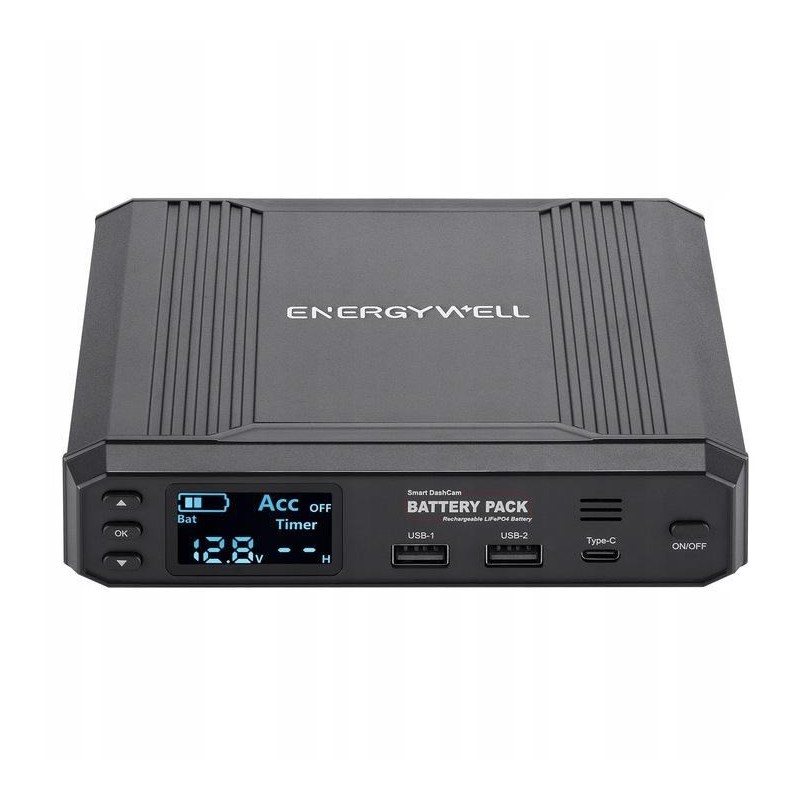 Powerbank do KAMER SAMOCHODOWYCH ENERGY WELL P6 8000mAh 102,4Wh wyświetlacz