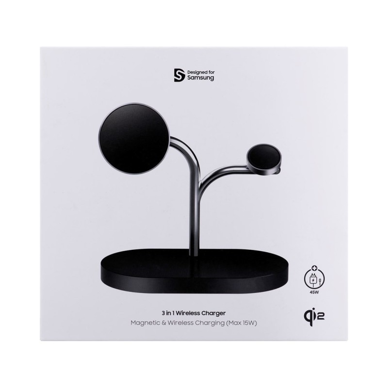 Samsung Universal Wireless Charger (3-in-1), Black Samsung Universal Wireless Charger (3-in-1), Black