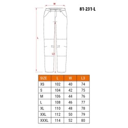 NEO tools spodnie ochronne 81-231-L