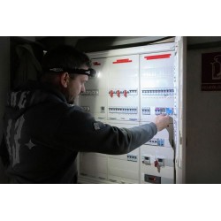 Latarka czołowa Ansmann priekiniu žibintu HD450FRS Li-Ion, USB-C 1600-0528