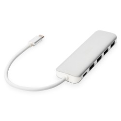 Digitus 4-portowy hub USB Type-C™ (USB 3.0) + PD