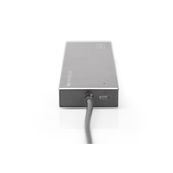 DIGITUS HUB USB 3.0/KONCENTRATOR 7XUSB 3.0 SUPERSPEED, AKTYWNY, ALUMINIUM DA-70241-1