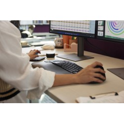 HP Klawiatura ergonomiczna bezprzewodowa + numeryczna 965 7E756AA czarna