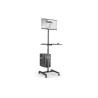 DIGITUS STOJAK - MOBILNA STACJA ROBOCZA 1XLCD MAX.32" MAX.8KG + KLAWIATURA + PC MAX.10KG, UCHYL.-OBROT. DA-90374