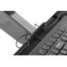 DIGITUS RAMIĘ NAŚCIENNE POJEDYNCZE LCD+KLAWIATURA MAX.32" MAX. 8KG UCHYLNO-OBROTOWE 360° (PIVOT) DA-90372