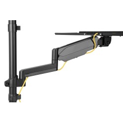 DIGITUS RAMIĘ NAŚCIENNE POJEDYNCZE LCD+KLAWIATURA MAX.32" MAX. 8KG UCHYLNO-OBROTOWE 360° (PIVOT) DA-90372