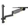 DIGITUS RAMIĘ NAŚCIENNE POJEDYNCZE LCD+KLAWIATURA MAX.32" MAX. 8KG UCHYLNO-OBROTOWE 360° (PIVOT) DA-90372