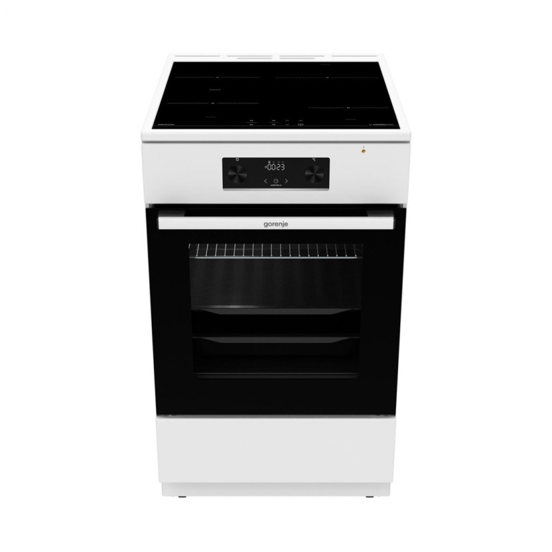 Gorenje GEIT5C60WPG pierkarnik Kuchenka wolnostojąca Prąd elektryczny Płyta indukcyjna strefowa Biały A Gorenje GEIT5C60WPG pierkarnik Kuchenka wolnostojąca Prąd elektryczny Płyta indukcyjna strefowa Biały A