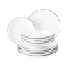 Seltmann Weiden Lido Okrągły Porcelana Biały 12 szt.