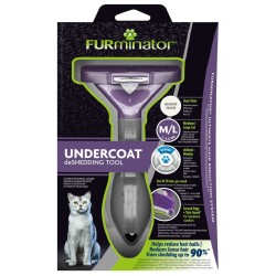 FURminator - furminator dla kotów krótkowłosych - M/L