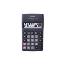 CASIO Kalkulator kieszonkowy HL-815L-BK BOX, 8-cyfrowy, 69,5x118mm, czarny