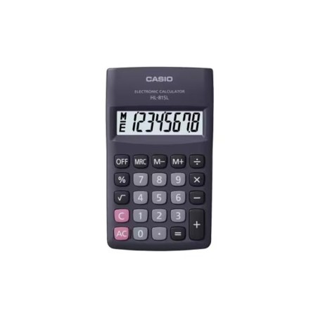 CASIO Kalkulator kieszonkowy HL-815L-BK BOX, 8-cyfrowy, 69,5x118mm, czarny