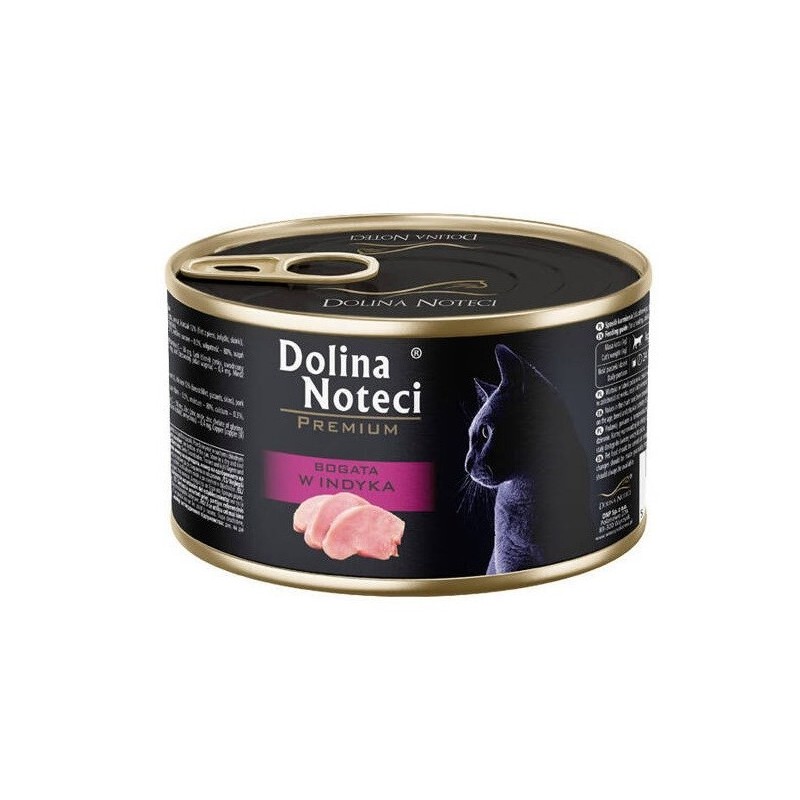 DOLINA NOTECI BOGATA W indyka karma dla kota 185g DOLINA NOTECI BOGATA W indyka karma dla kota 185g