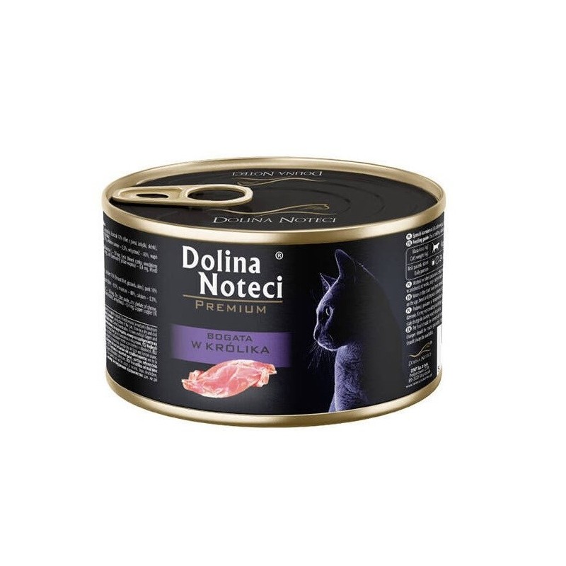 DOLINA NOTECI BOGATA W królika karma dla kota 185g DOLINA NOTECI BOGATA W królika karma dla kota 185g