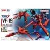 HG 1/100 MACROSS VF-19 CUSTOM FIRE VALKYRIE WITH SOUND BOOSTER