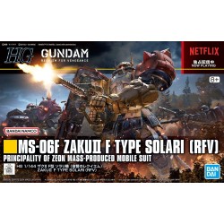 HG 1/144 MS-06F ZAKUII F TYPE SOLARI (RFV)
