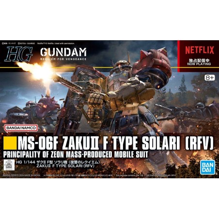 HG 1/144 MS-06F ZAKUII F TYPE SOLARI (RFV)