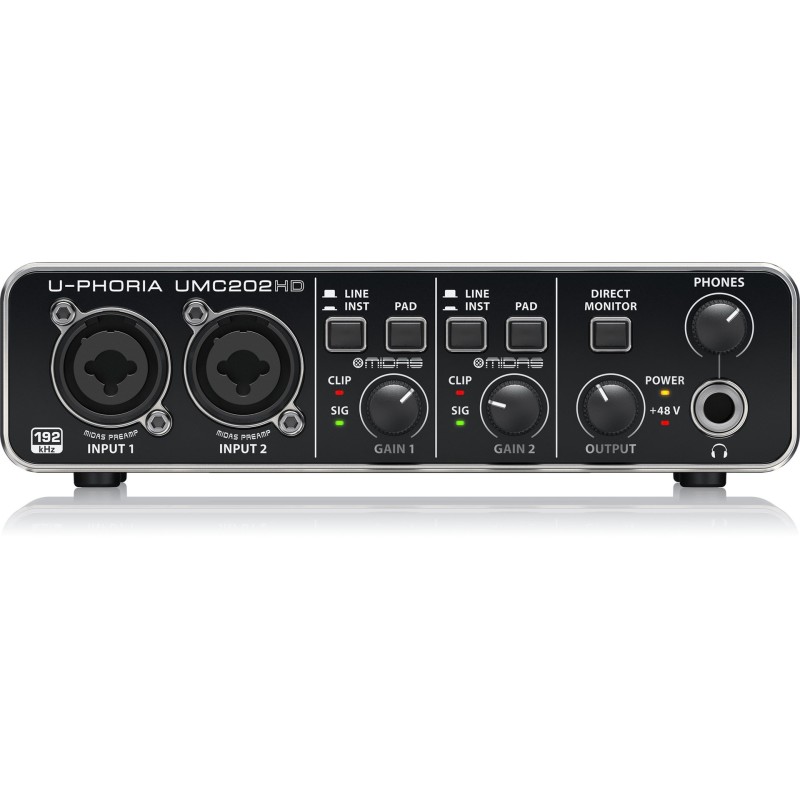 Behringer UMC202HD - Interfejs audio USB Behringer UMC202HD - Interfejs audio USB
