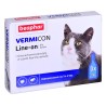 BEAPHAR VERMIcon Line-on Cat - krople przeciw pasożytom dla kota - 3x 1ml