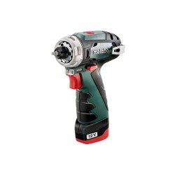 Metabo POWERMAXX BS BASIC 1400 RPM Zamek centralny 800 g Czarny, Czerwony