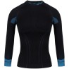 Bluza termoaktywna damska Alpinus Tactical Base Layer czarno-niebieska GT43210 S