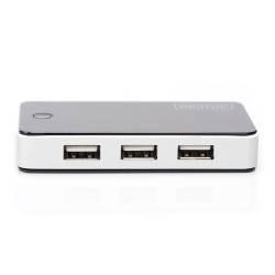 Hub DIGITUS DA-70222 (7x USB 2.0 kolor czarny)