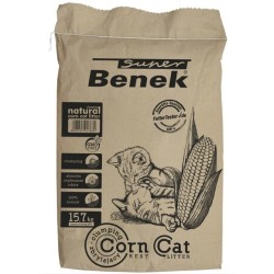 CERTECH Super Benek Corn Cat - żwirek kukurydziany zbrylający 25 l