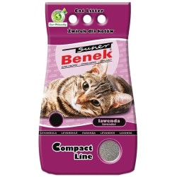 CERTECH Super Benek Compact Lawenda - żwirek dla kota zbrylający 25 l