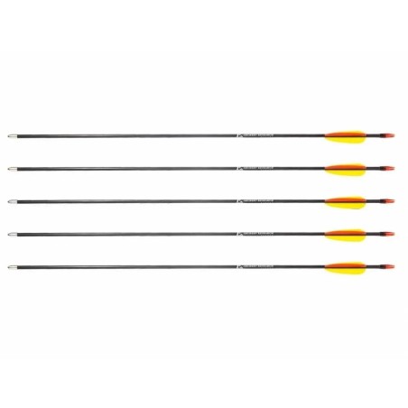 Strzały z włókna szklanego 28" Poe Lang - zestaw 5 sztuk (D-055-B3)