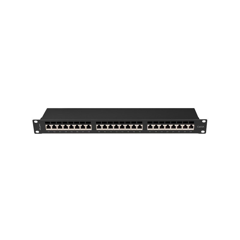 LANBERG PATCH PANEL 24 PORT 1U 19" KAT.6A FTP CZARNY PPSA-1024-B LANBERG PATCH PANEL 24 PORT 1U 19" KAT.6A FTP CZARNY PPSA-1024-B