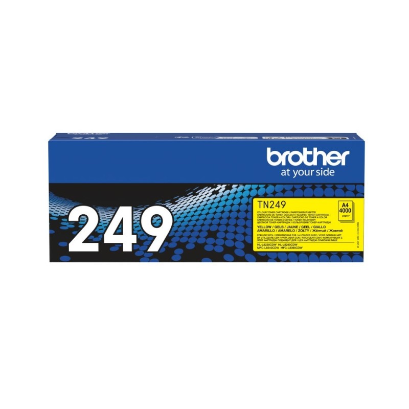 Brother TN-249Y kaseta z tonerem 1 szt. Oryginalny Żółty Brother TN-249Y kaseta z tonerem 1 szt. Oryginalny Żółty