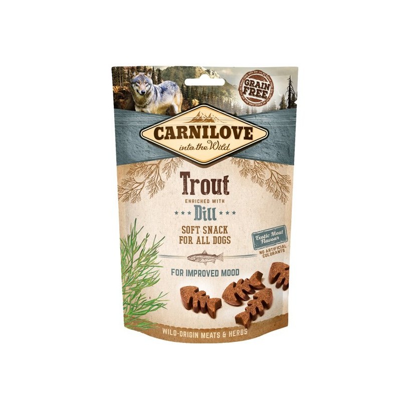 CARNILOVE Snack Trout Enriched & Dill - przysmak dla psa - 200 g