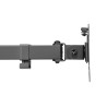 Uchwyt biurkowy pojedynczy (zacisk) 1xLCD max. 32"max. 8kg uchylno-obrotowy