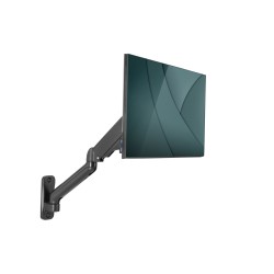 Uchwyt ścienny pojedynczy 1xLCD max 32" i 9kg z sprężyną gazową