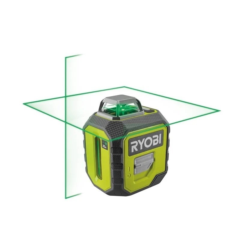 Laser krzyżowy płaszczyznowy Ryobi (zielony)