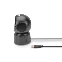 DIGITUS DA-81005 CZYTNIK KODÓW KRESKOWYCH PRZEWODOWY STACJONARNY USB-A 1.4M, 1D I 2D, ZGODNY Z KODAMI QR