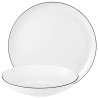 Seltmann Weiden Lido Okrągły Porcelana Biały 12 szt.