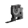 DYMO D1 - Standard Etykiety - Biały na czarnym - 12mm x 7m