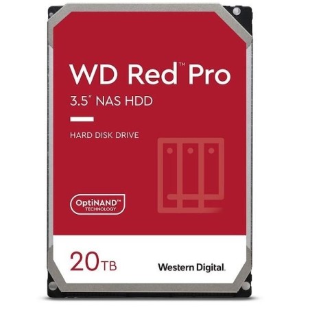 Dysk HDD WD Red Pro WD201KFGX (20 TB 3.5" 512 MB 7200 obr/min)