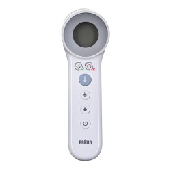 Termometr bezdotykowy Braun Age Precision BNT400 (Bezdotykowy, Pomiar kontaktowy kolor biały)