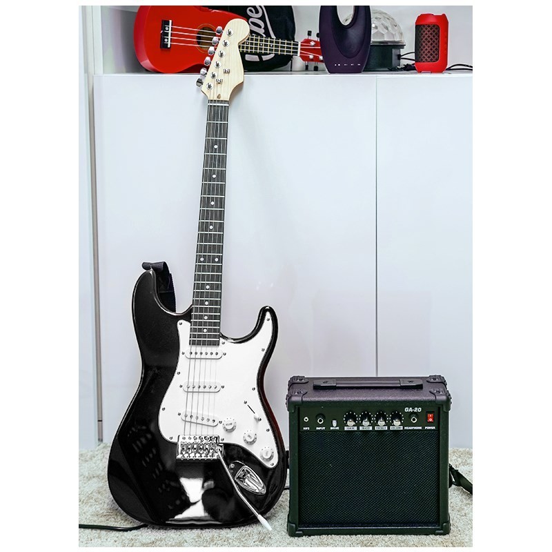 NN EG SET BK zestaw gitarowy gitara elektryczna