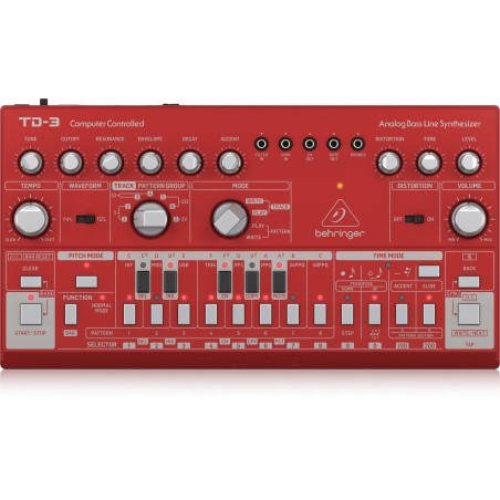 Behringer TD-3-RD syntezator Syntezator analogowy Czerwony