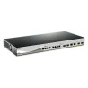 D-Link DXS-1210-12TC/E łącza sieciowe Zarządzany L2 10G Ethernet (100/1000/10000) 1U Czarny, Srebrny