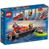 LEGO City 60373 Łódź strażacka